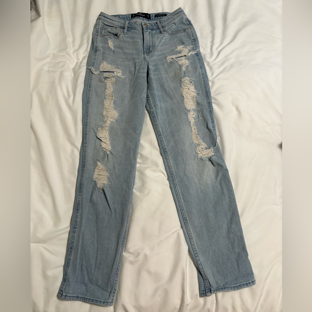 Hollister high rise mom jeans